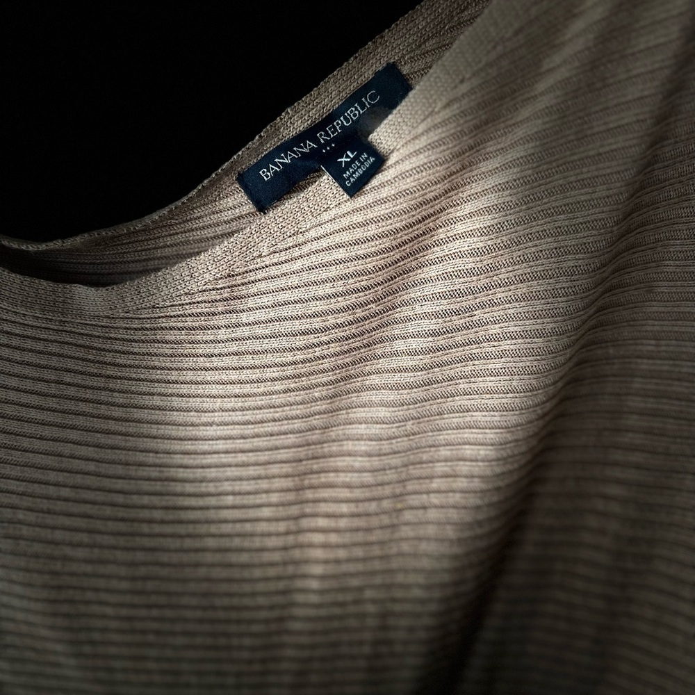 Banana Republic NEVER WORN beige off the shoulder sweater dress. - Picture 3 of 3